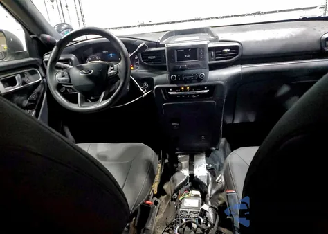 2022 Ford Explorer Police Interceptor из США, поврежденный, VIN 1FM5K8AB3NGA05265